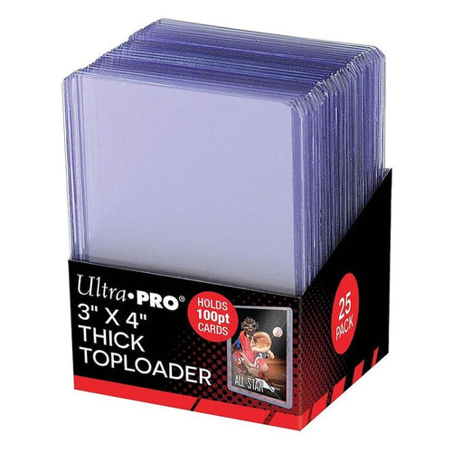 Ultra Pro 3 inch x 4 inch 100PT Premium Toploaders 25 Pack