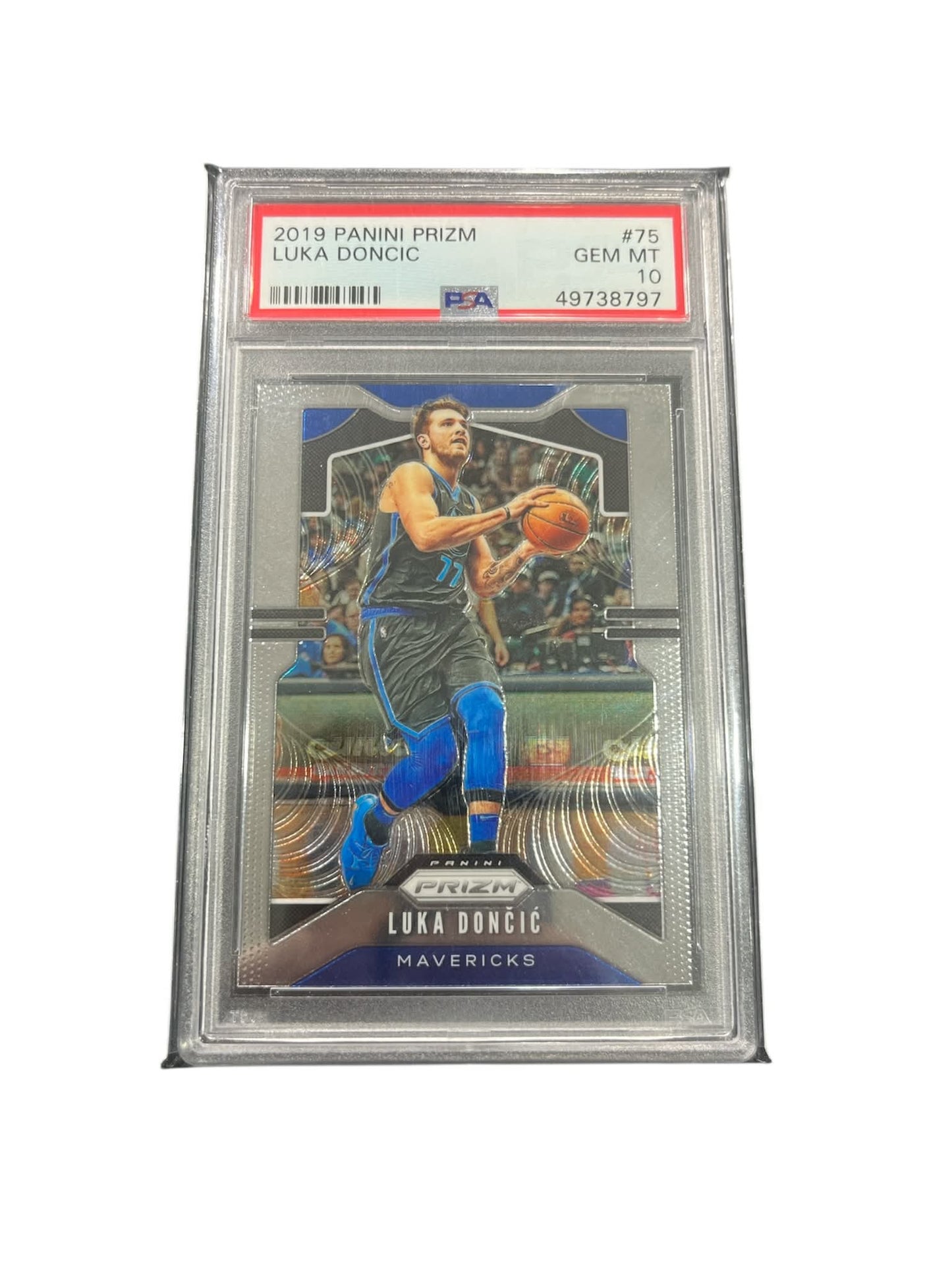 2019 Panini Prizm Luka Doncic #75 - PSA Gem Mint 10
