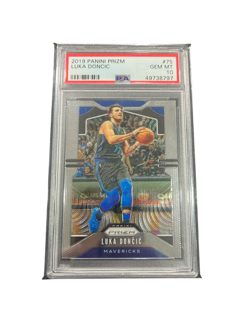 2019 Panini Prizm Luka Doncic #75 - PSA Gem Mint 10