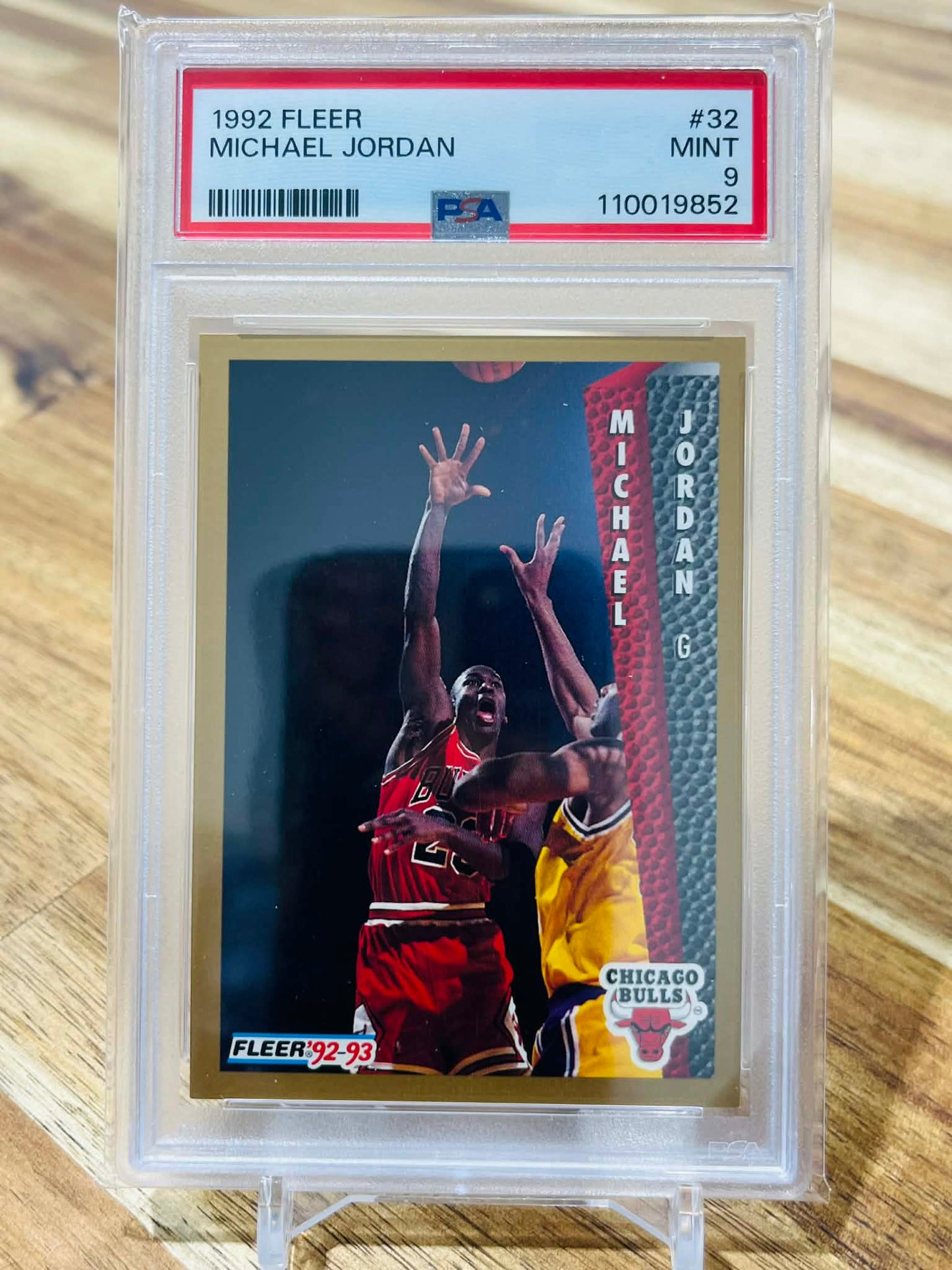 1992 Fleer Michael Jordan #32 - PSA Mint 9