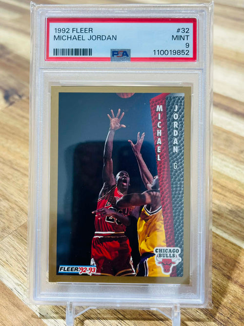 1992 Fleer Michael Jordan #32 - PSA Mint 9