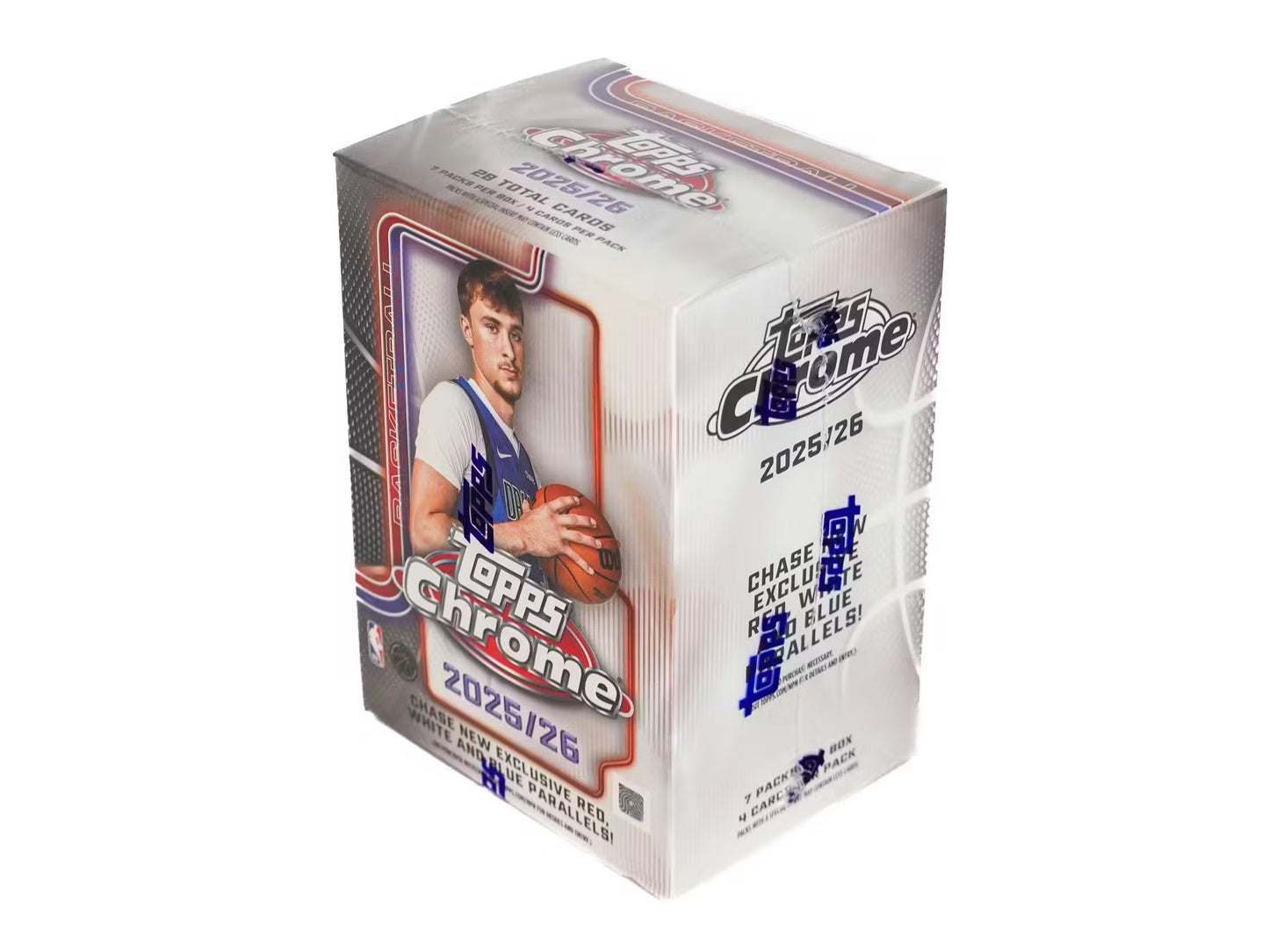 2025-26 Topps Chrome Basketball 7 Pack Blaster Box (Pre Order) Dec-25-Jan 26)