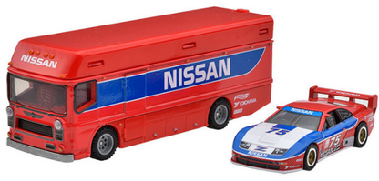 Hot Wheels Car Culture Team Transport - '94 Nissan 300 ZX GTS & Euro Hauler