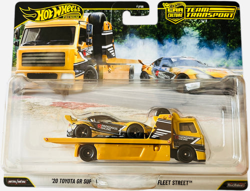 Hot Wheels Car Culture Team Transport - ‘20 Toyota GR Supra & Fleet Street