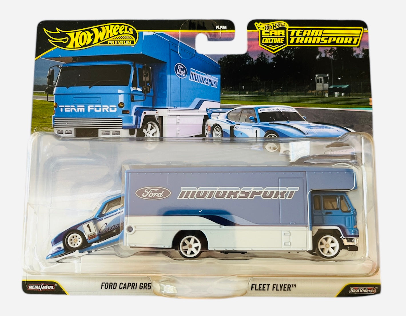 Hot Wheels Car Culture Team Transport - Ford Capri GR5 & Fleet Flyer