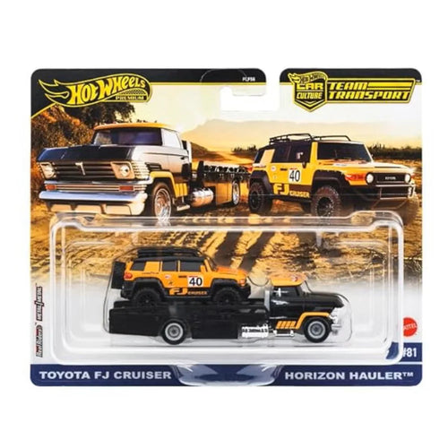Hot Wheels Car Culture Team Transport - Toyota FJ Cruiser & Horizon Hauler