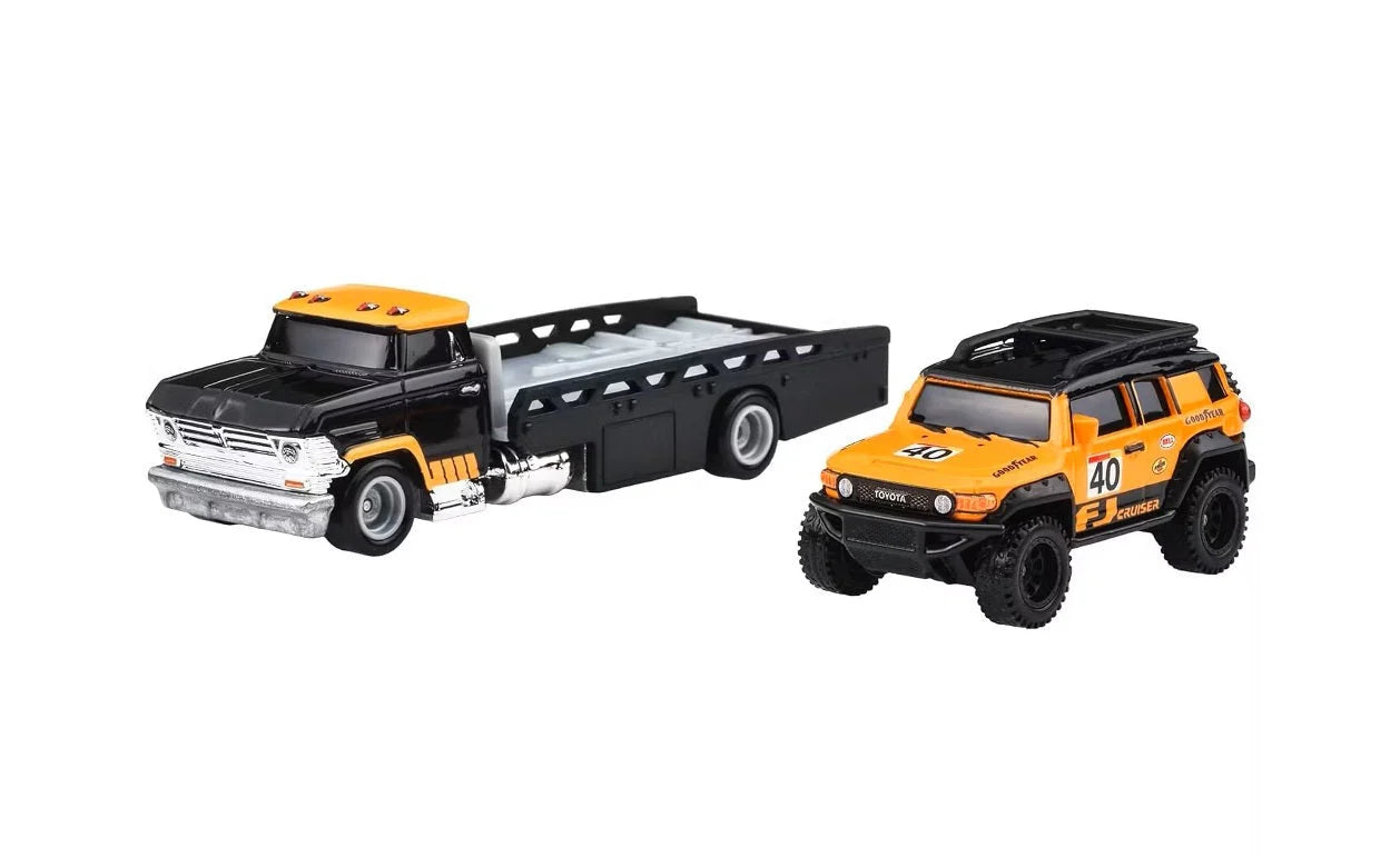 Hot Wheels Car Culture Team Transport - Toyota FJ Cruiser & Horizon Hauler