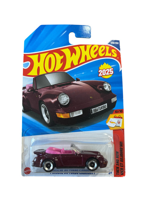 2025 Hot Wheels Then And Now - Porsche 911 Turbo Cabriolet