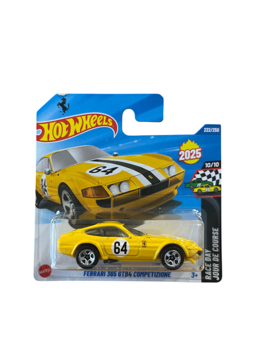 Short Card 2025 Hot Wheels Race Day - Ferrari 365 GTB4