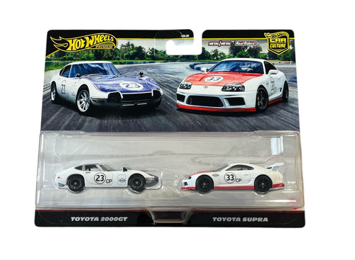 Hot Wheels Premium Car Culture Twin Pack - Toyota 2000GT & Toyota Supra