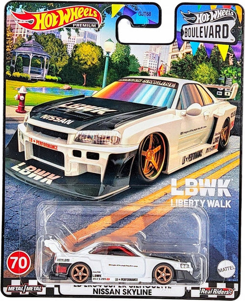 Hot Wheels Premium Boulevard LB-ER34 Super Silhouette Nissan Skyline ( LBWK) Liberty Walk