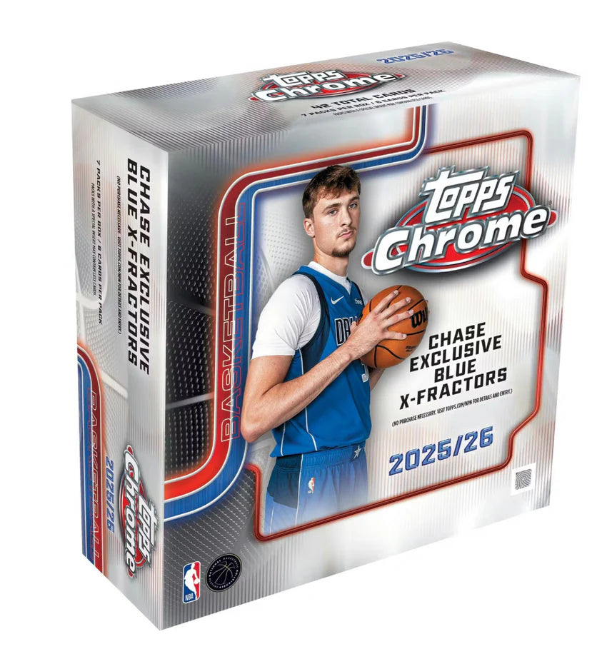 2025-26 Topps Chrome Basketball Mega Box (Pre Order) Dec-25-Jan 26)