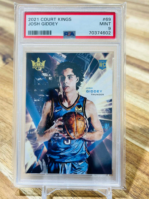 2021 Panini Court Kings Josh Giddey Rookie #69 - PSA Mint 9