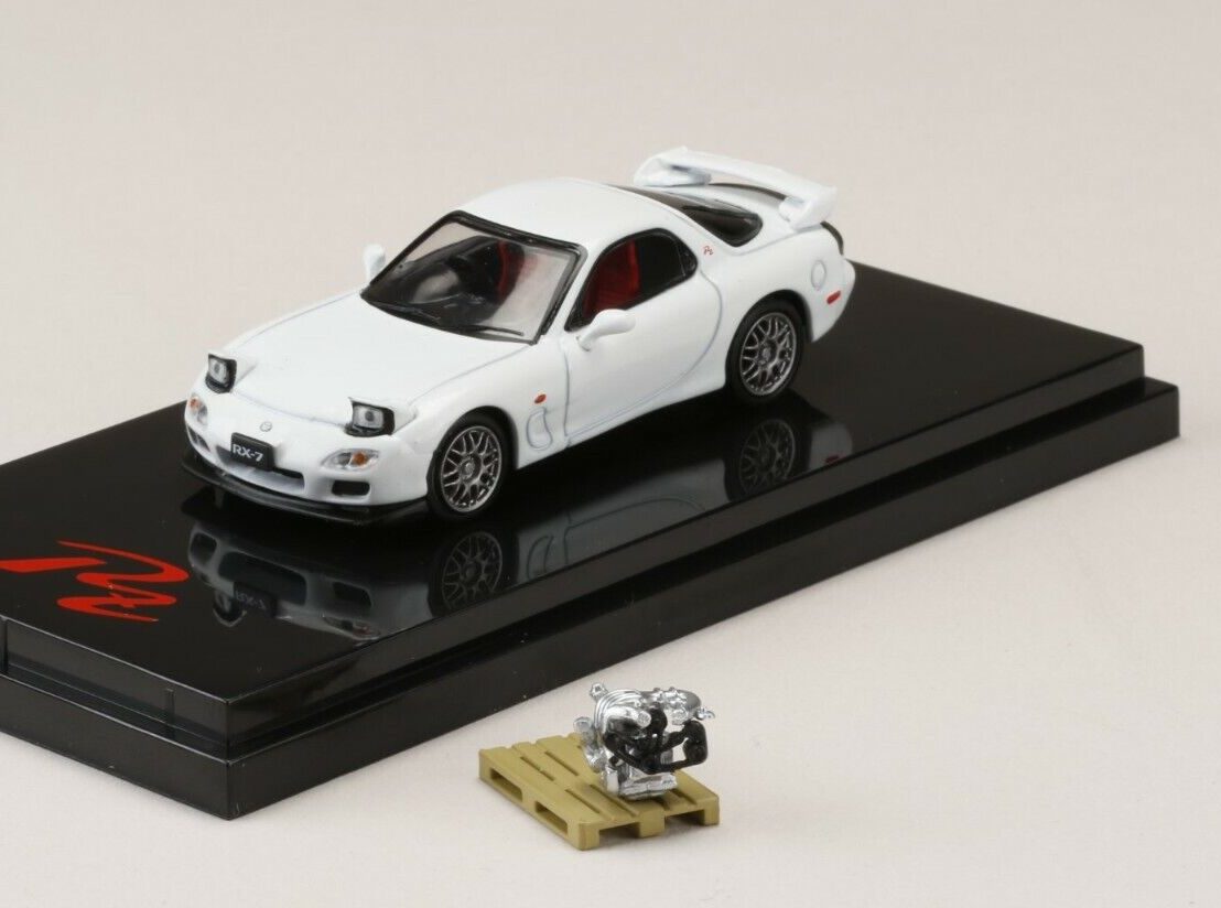 Hobby Japan 1/64 Mazda RX-7 FD3S Sprit R Type A (White) 30th Anniversary