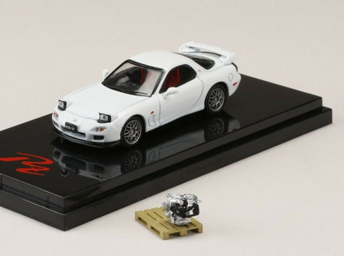 Hobby Japan 1/64 Mazda RX-7 FD3S Sprit R Type A (White) 30th Anniversary