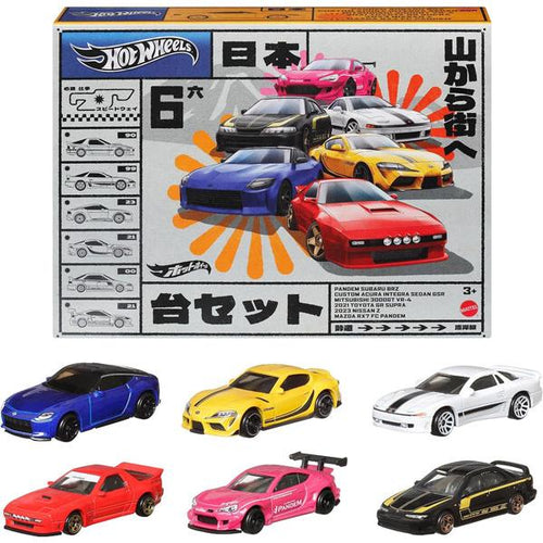 Hot Wheels Car Culture - Streets Of Japan 6 Car Box Set