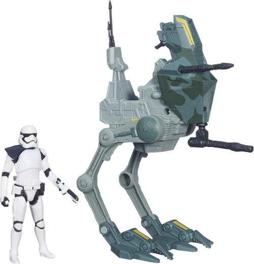 Star Wars Episode VII: The Force Awakens - First Order Assault Walker with 4” Stormtrooper Officer Action Figure