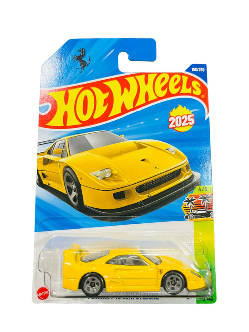 2025 Hot Wheels - Exotics - Ferrari F40 Competizione (Yellow)