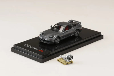 Hobby Japan 1/64 Mazda RX-7 FD3S Sprit R Type A (Grey) 30th Anniversary