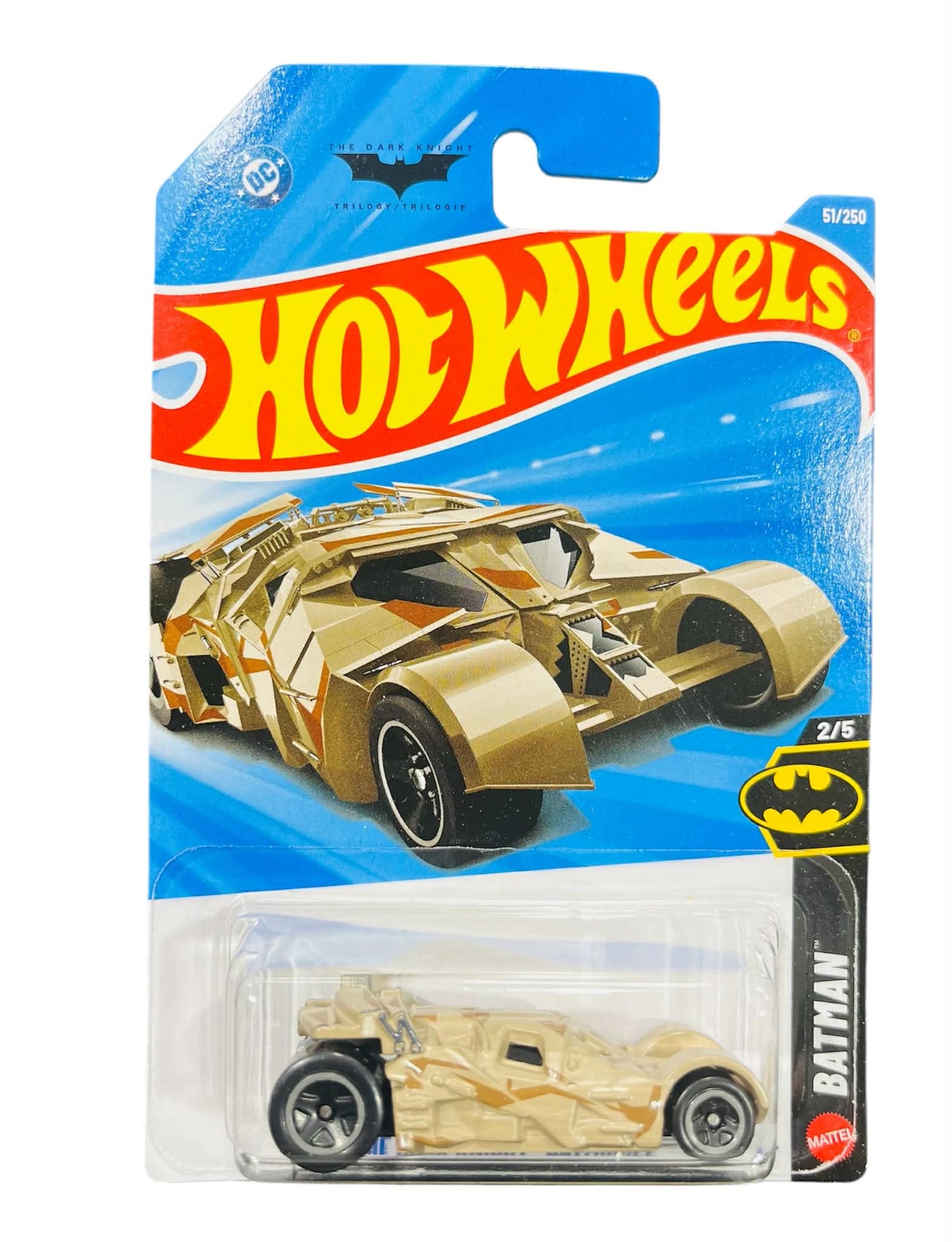 2025 Hot Wheels - Batman The Dark Knight Batmobile Camouflaged