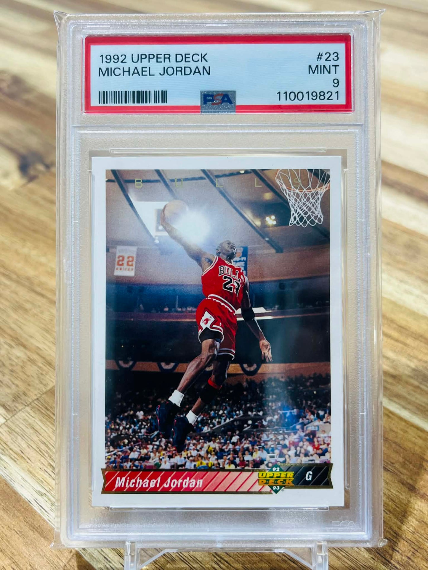 1992 Upper Deck Michael Jordan #23 - PSA Mint 9