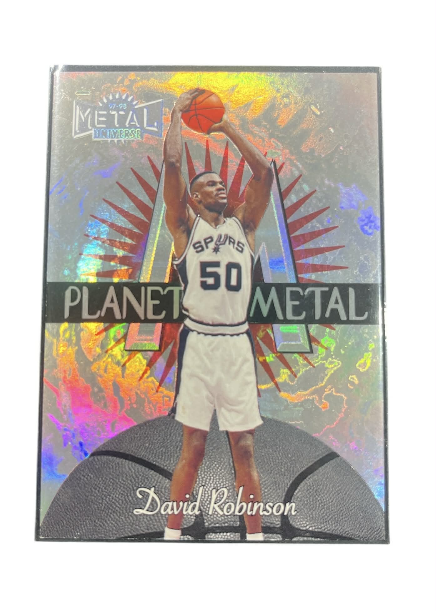1997-98 Metal Universe Planet Metal David Robinson #13
