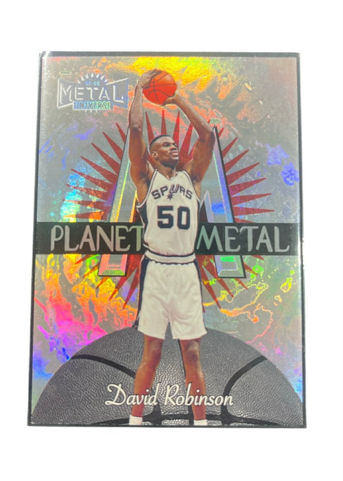 1997-98 Metal Universe Planet Metal David Robinson #13