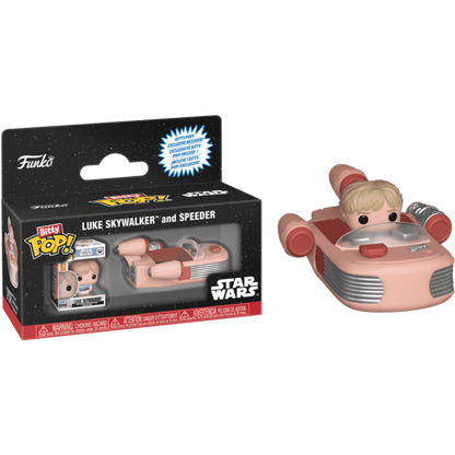 Star Wars - Luke Skywalker with Speeder Bitty Pop! Rides Vinyl Figure