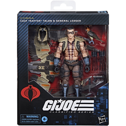 G.I. Joe - Chip "Raptor" Talon & General Ledger Classified Series Deluxe 6" Scale Action Figure