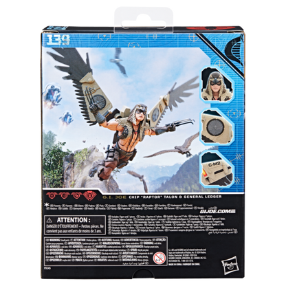 G.I. Joe - Chip "Raptor" Talon & General Ledger Classified Series Deluxe 6" Scale Action Figure