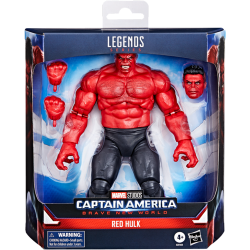 Captain America: Brave New World - Red Hulk Marvel Legends Deluxe 6" Scale Action Figure