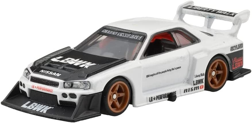 Hot Wheels Premium Boulevard LB-ER34 Super Silhouette Nissan Skyline ( LBWK) Liberty Walk