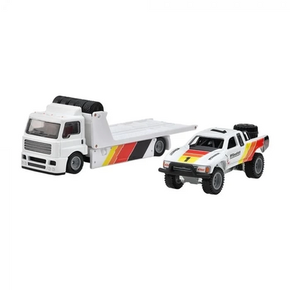 Hot Wheels Car Culture Team Transport - Toyota Off-Road Truck & Fleet Street