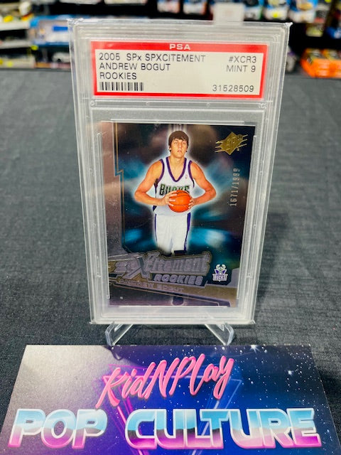 2005 SPx SPXCITEMENT - ANDREW BOGUT ROOKIES /1999 - PSA MINT 9