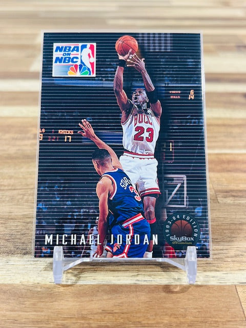 1993 Skybox Premium #14 - Michael Jordan - NBA On NBC