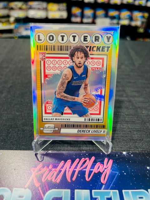 2023 PANINI CONTENDERS - LOTTERY TICKET - DERRICK LIVELY II - PRIZM ROOKIE