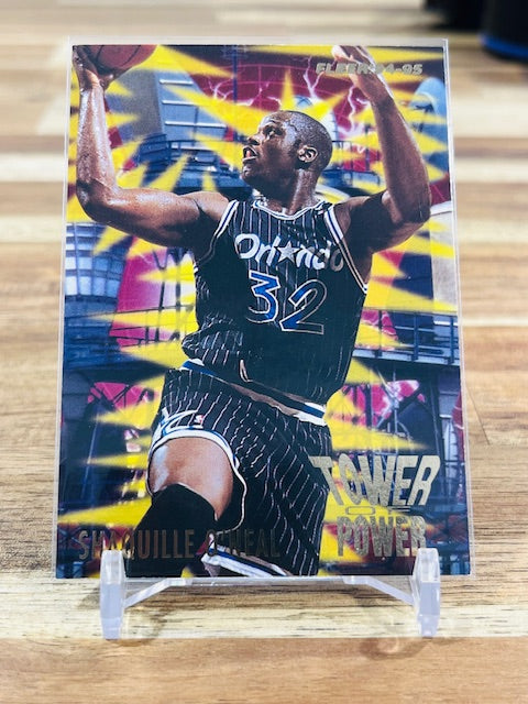 1994 Fleer #8  - Shaquille O'Neal - Tower Of Power