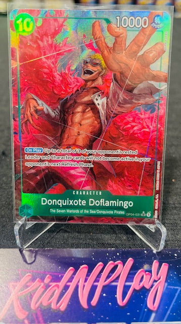 One Piece TCG OP04-031 PRB Donquixote Doflamingo Alternative Art