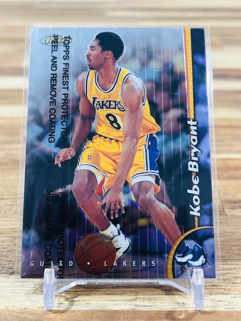 1999 Topps Finest #175 - Kobe Bryant W peel