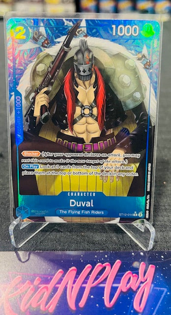 One Piece ST12-014 C* Duval Full Art Foil - English