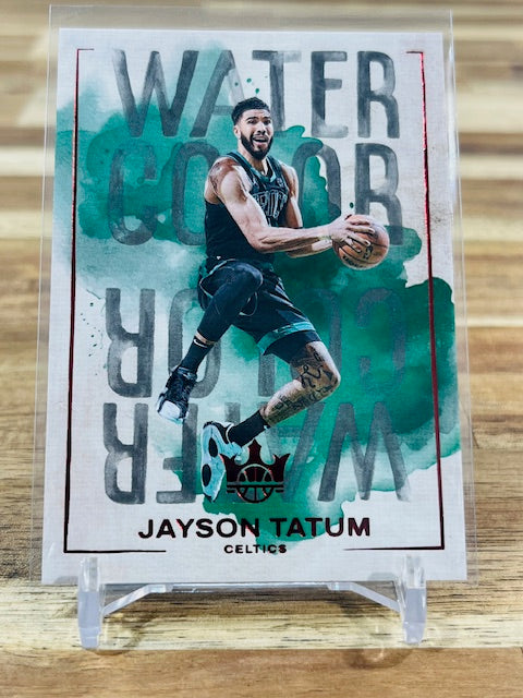 2024 Panini Court Kings #01 - Jayson Tatum - Water Color numbered 106/149