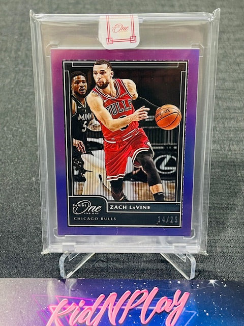PANINI ONE AND ONE - ZACH LAVINE /25