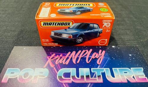 Matchbox - 99/100 - 1986 Volvo 240 BLUE