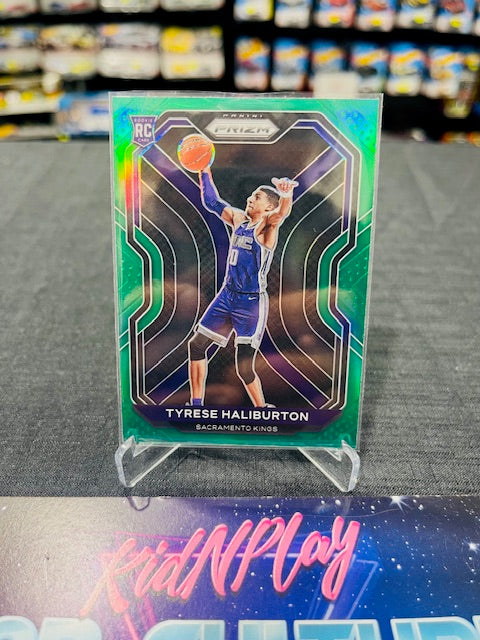 2020 PANINI PRIZM - GREEN PRIZM - TYRESE HALIBURTON RC