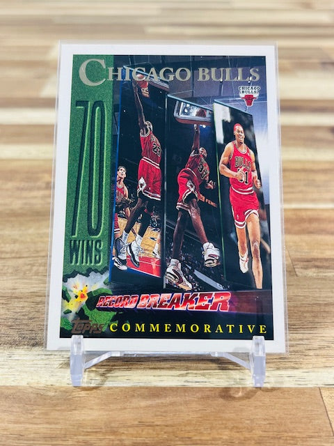 1996 Topps Commemorative - Michael Jordan - 70 Wins Chicago Bulls