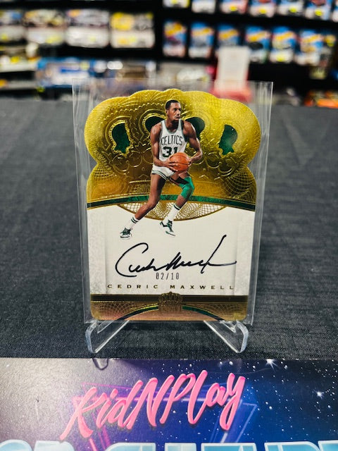 2016 PANINI PREFERRED BASKETBALL - CEDRIC MAXWELL - ON CARD AUTO /10