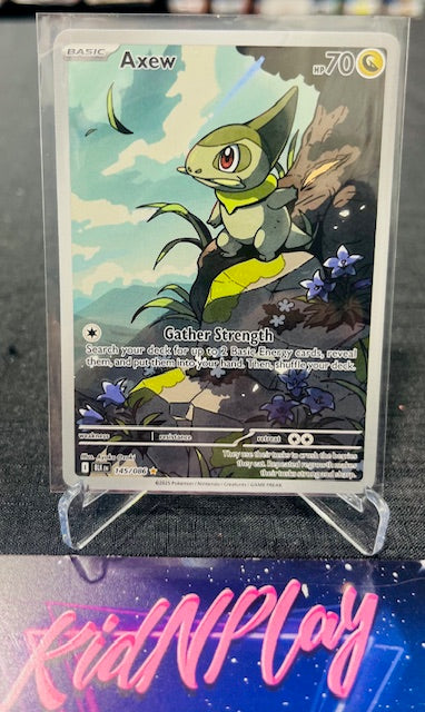 Axew 145/086 - Holofoil SV Black Bolt - Illustration Rare