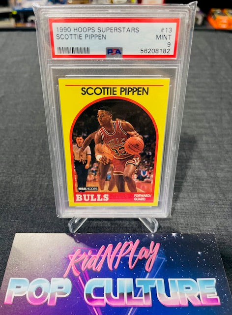1990 HOOPS SUPERSTARS - SCOTTIE PIPPEN - PSA MINT 9