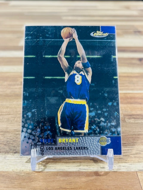 1999 Topps Finest #64 - Kobe Bryant With Protective Peel