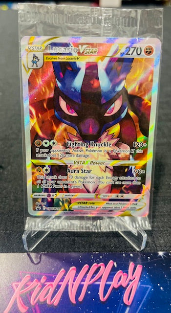 2023 Pokemon Black Star Promo SWSH291 Lucario VSTAR (SEALED)